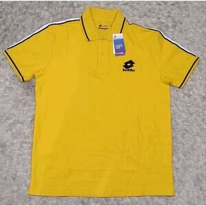 Men's Lotto Polo Lipari Old Gold - Large (US) Medium (EU) NWT